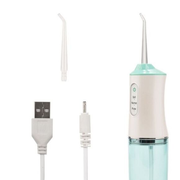 Pursonic USB Rechargeable Water Flosser in Mint and White. New in Box! - Picture 3 of 9